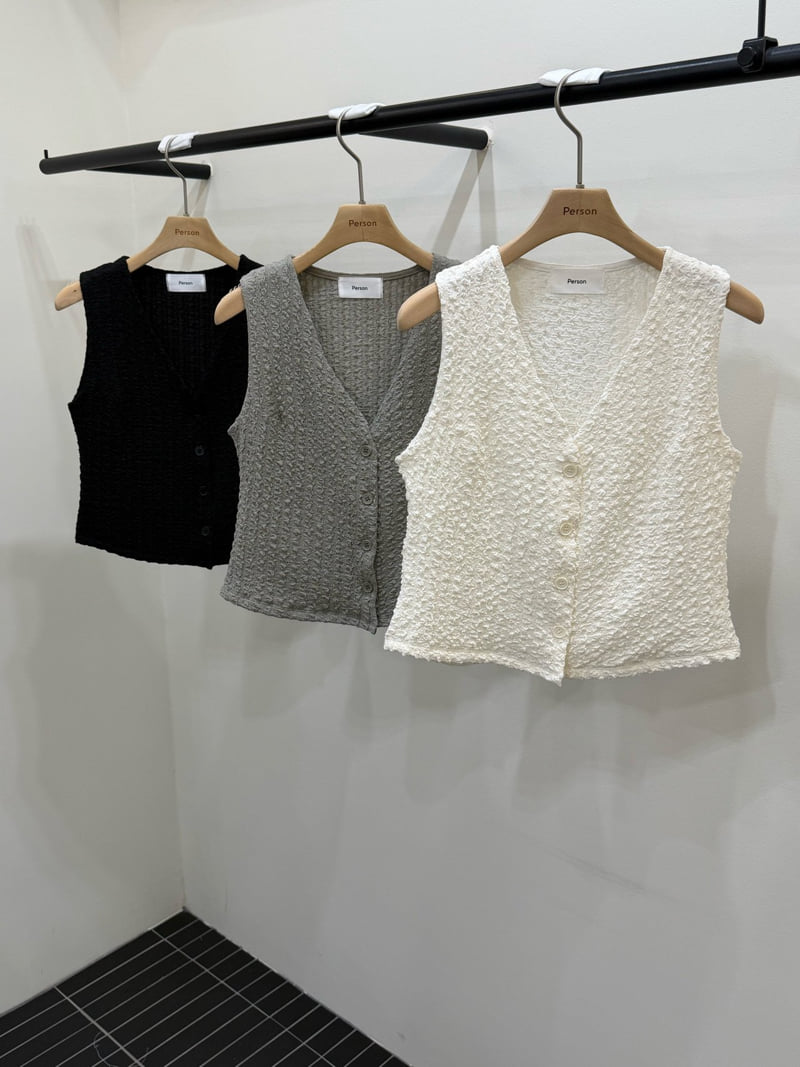 Person - Korean Women Fashion - #vintageinspired - Curly Vest