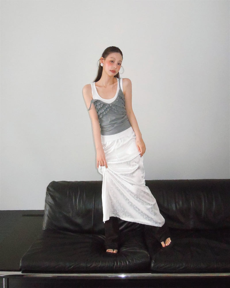 Person - Korean Women Fashion - #vintageinspired - Gina Long Skirt - 11