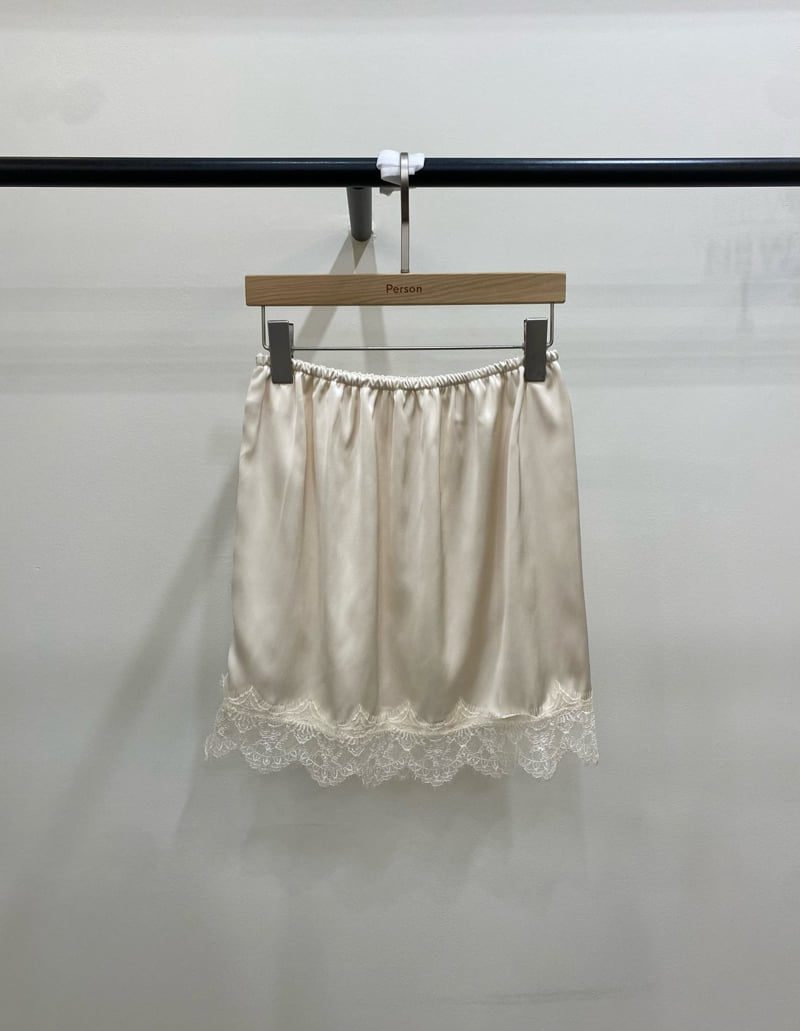 Person - Korean Women Fashion - #vintagekidsstyle - Lace Mini Skirt - 9