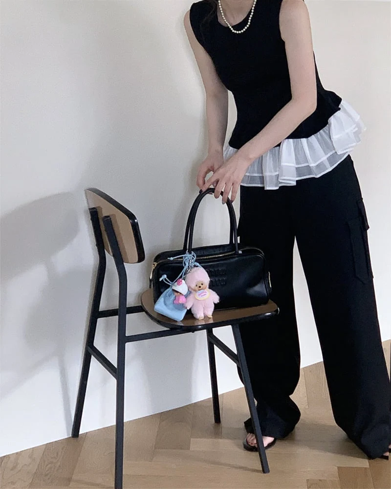 Person - Korean Women Fashion - #vintagekidsstyle - Sleeveless Layer Vest - 8