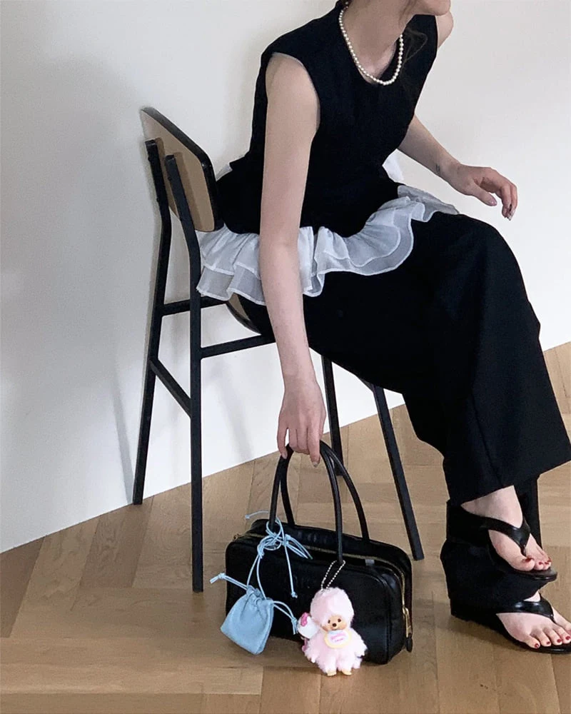 Person - Korean Women Fashion - #vintagekidsstyle - Ray Pocket Pants - 7