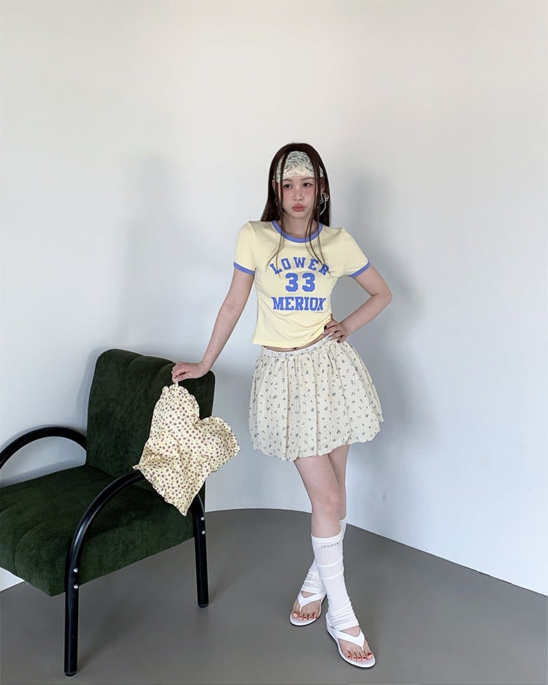 Person - Korean Women Fashion - #vintagekidsstyle - 33 Contrast Short-Sleeve Tee - 9