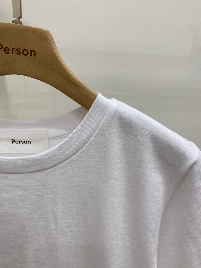 Person - Korean Women Fashion - #womensfashion - Basic Short-Sleeve Tee - 2