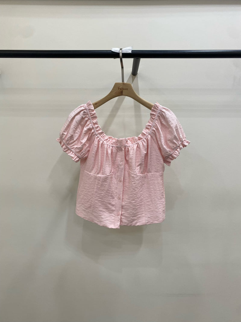 Person - Korean Women Fashion - #womensfashion - Mini Off-Shoulder Frill Blouse - 5
