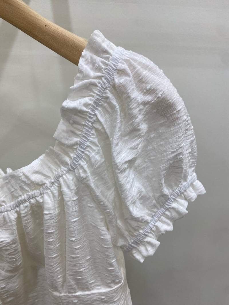 Person - Korean Women Fashion - #womensfashion - Mini Off-Shoulder Frill Blouse - 7