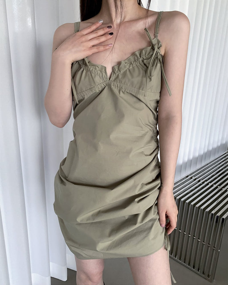 Person - Korean Women Fashion - #womensfashion - Mimi Shirring One-piece - 6