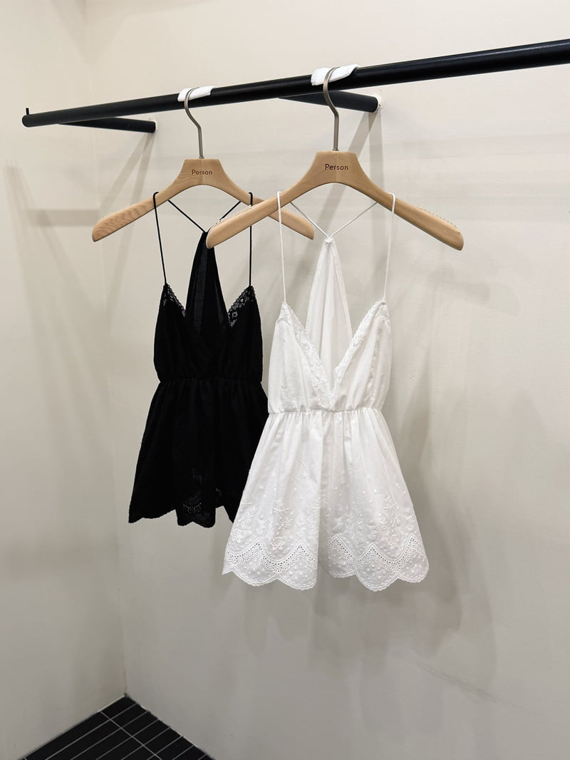 Person - Korean Women Fashion - #womensfashion - Punching Halter Blouse