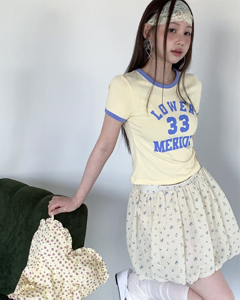 Person - Korean Women Fashion - #womensfashion - Rose Balloon Skirt - 8