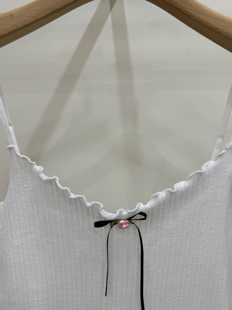Person - Korean Women Fashion - #womensfashion - Isabel Eyelet Sleeveless Top - 2