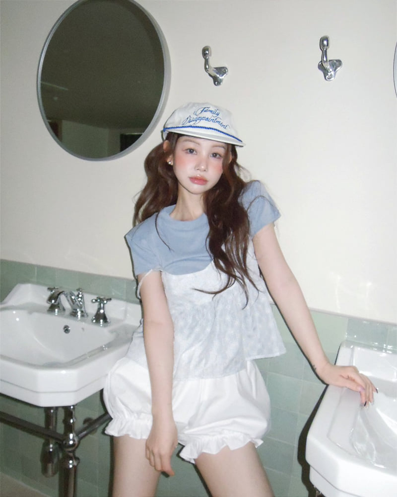 Person - Korean Women Fashion - #womensfashion - Check Floral Blouse - 5