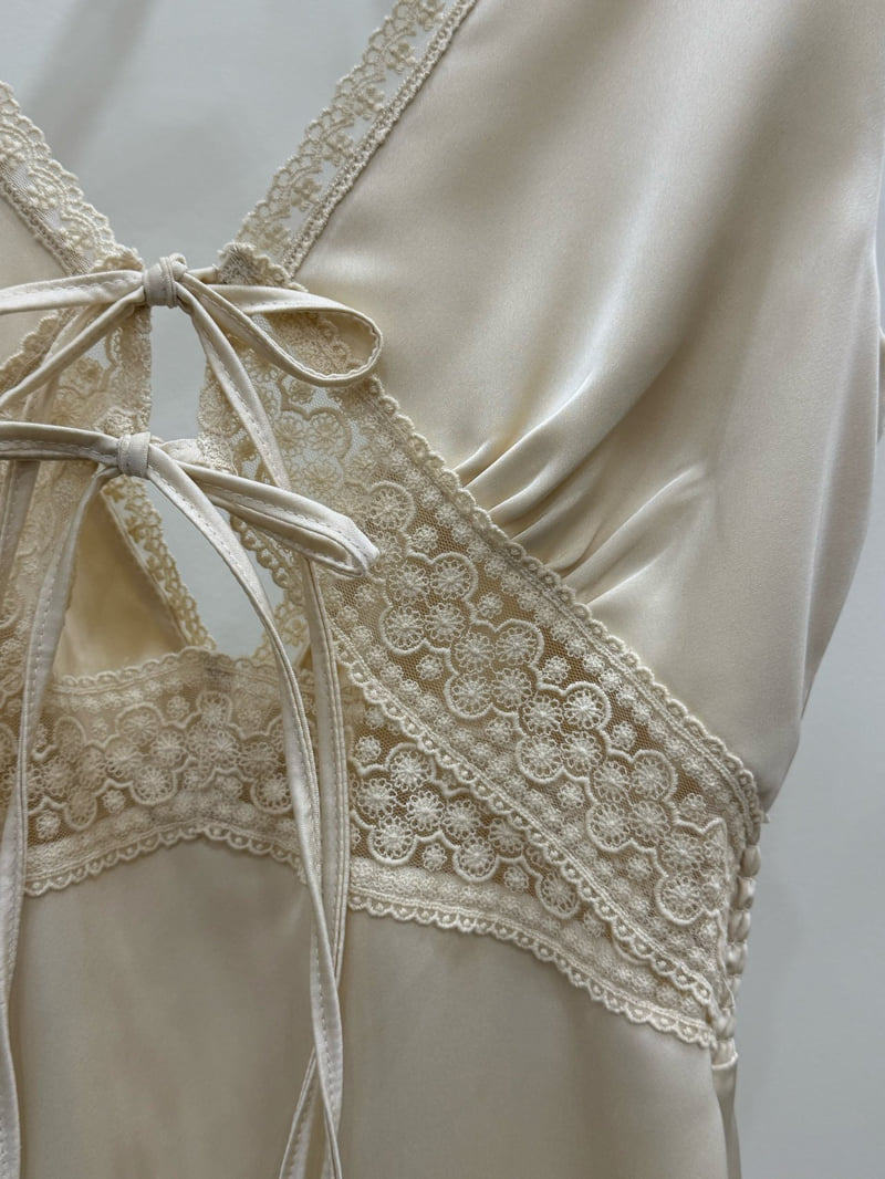Person - Korean Women Fashion - #womensfashion - Laura Satin One-piece - 12