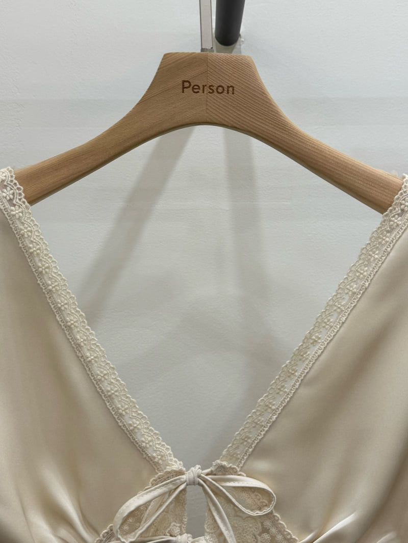 Person - Korean Women Fashion - #womensfashion - Laura Satin One-piece - 2