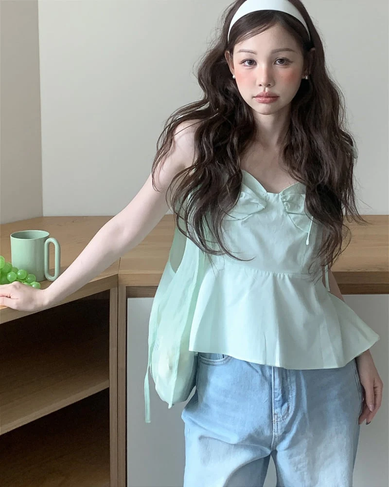 Person - Korean Women Fashion - #womensfashion - Joy Bra Top Blouse - 3
