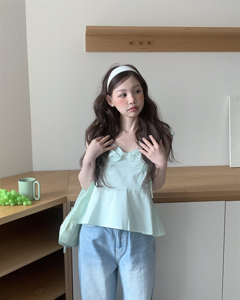 Person - Korean Women Fashion - #womensfashion - Joy Bra Top Blouse - 9