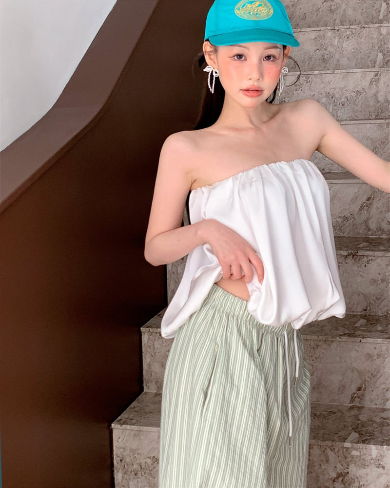 Person - Korean Women Fashion - #womensfashion - Balloon Top Blouse - 5