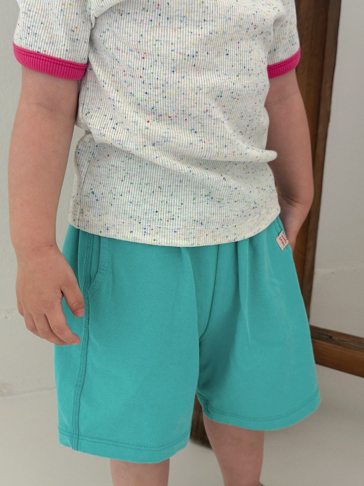 Plain - Korean Children Fashion - #childofig - Half Loopa Pants (Summer)