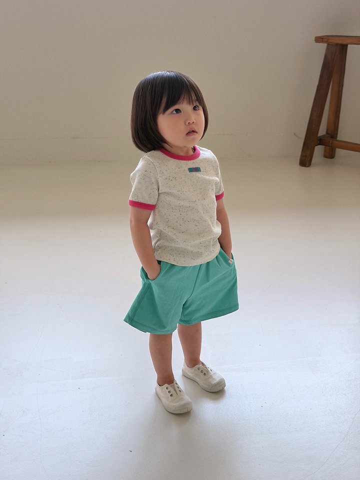 Plain - Korean Children Fashion - #designkidswear - Half Loopa Pants (Summer) - 3