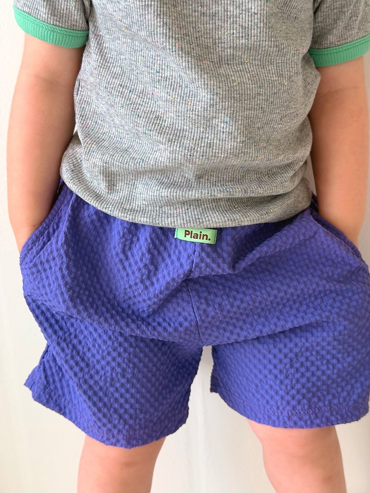 Plain - Korean Children Fashion - #discoveringself - Crunch Half Pants