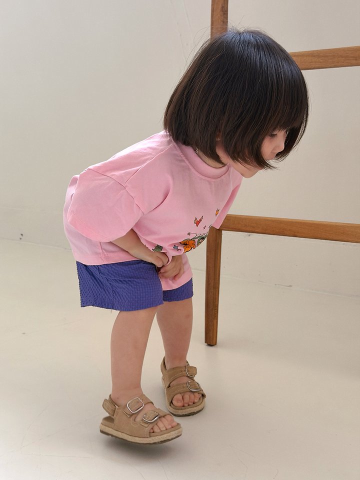 Plain - Korean Children Fashion - #kidsshorts - Crunch Half Pants - 3