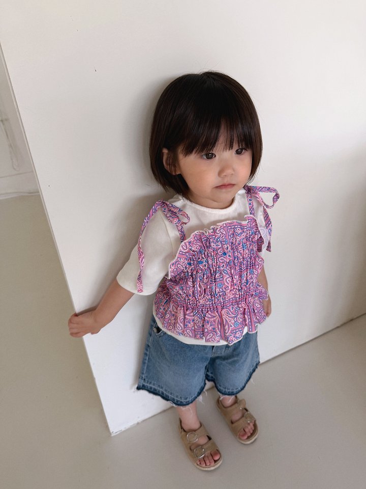 Plain - Korean Children Fashion - #kidsshorts - Candy Bustier - 2