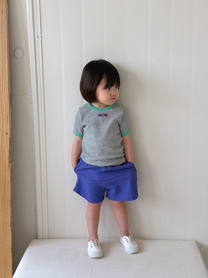 Plain - Korean Children Fashion - #kidzfashiontrend - Crunch Half Pants - 5