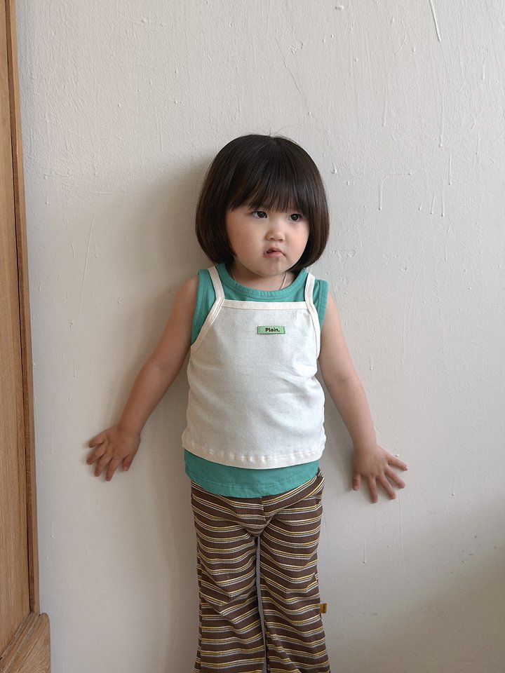 Plain - Korean Children Fashion - #littlefashionista - Vacation Sleeveless Layered Set - 9