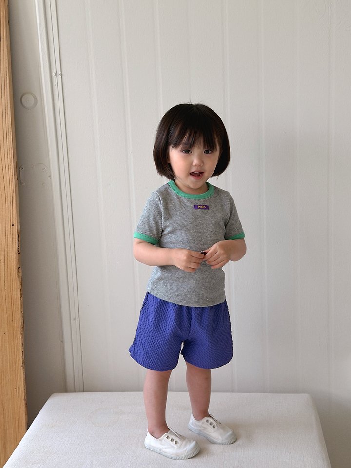 Plain - Korean Children Fashion - #littlefashionista - Crunch Half Pants - 7