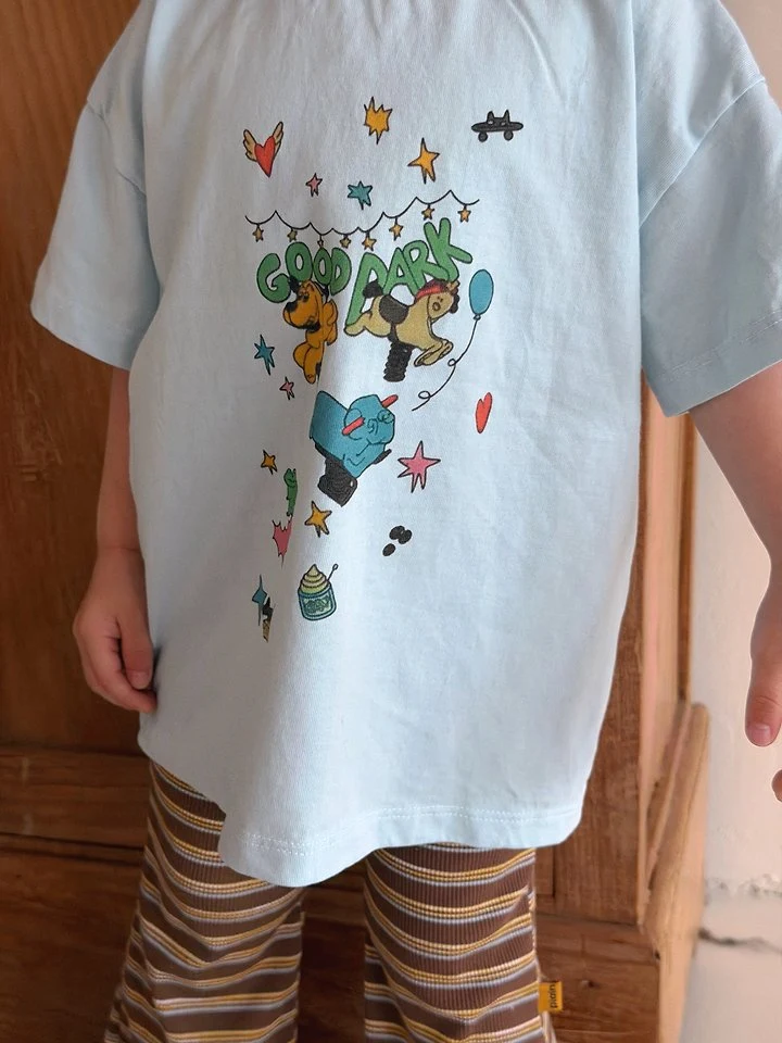 Plain - Korean Children Fashion - #Kfashion4kids - Park Tee - 4