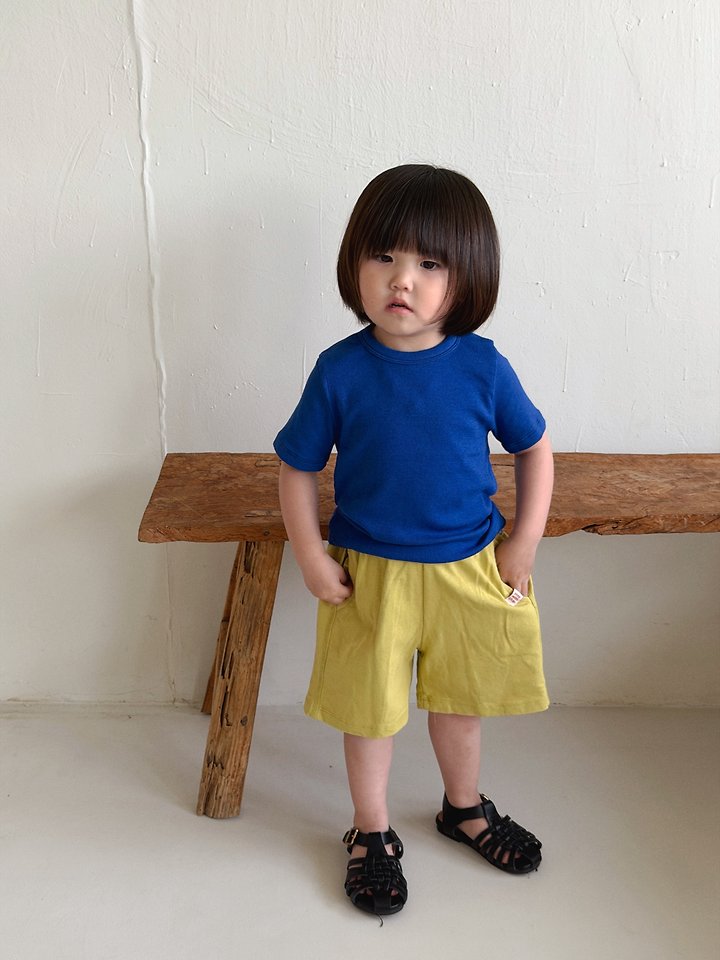Plain - Korean Children Fashion - #magicofchildhood - Half Loopa Pants (Summer) - 11