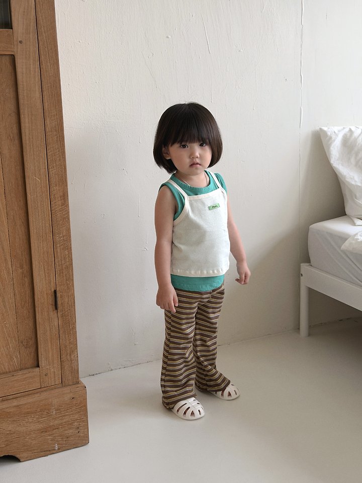 Plain - Korean Children Fashion - #minifashionista - Vacation Sleeveless Layered Set - 11