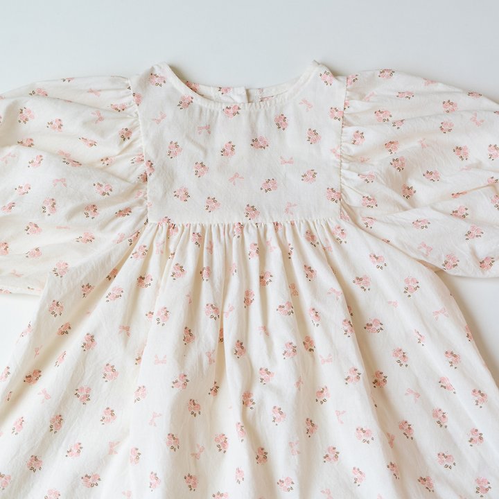 Pom - Korean Children Fashion - #childofig - Rose One-piece - 2