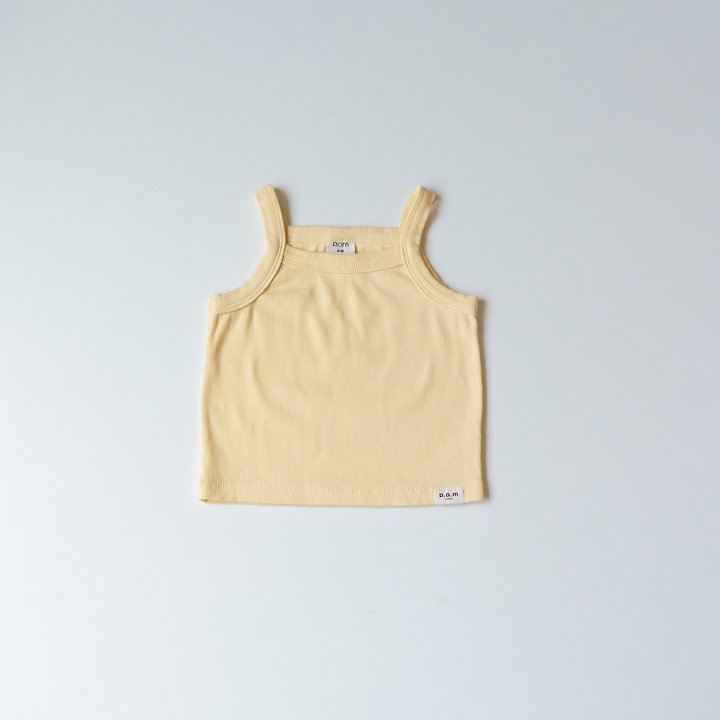 Pom - Korean Children Fashion - #childrensboutique - Ribbed Sleeveless Top - 9