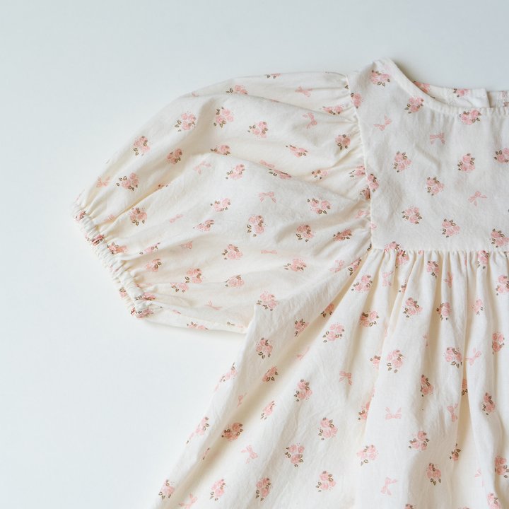 Pom - Korean Children Fashion - #childrensboutique - Rose One-piece - 3