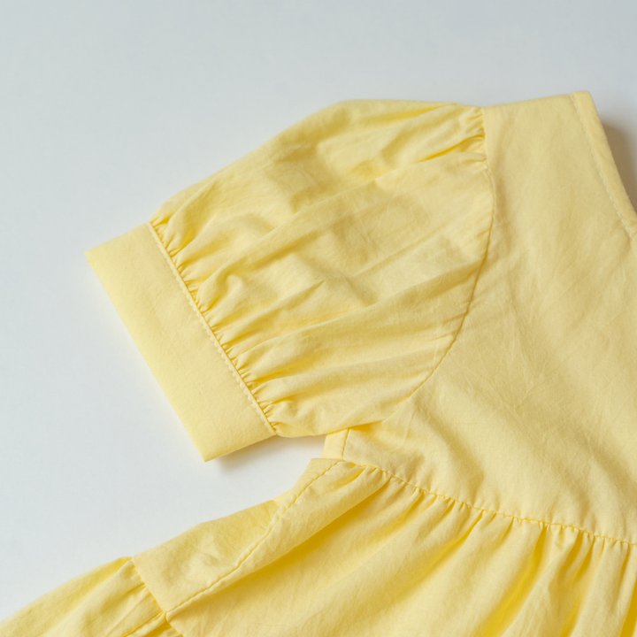 Pom - Korean Children Fashion - #fashionkids - Square Neck One-piece - 7