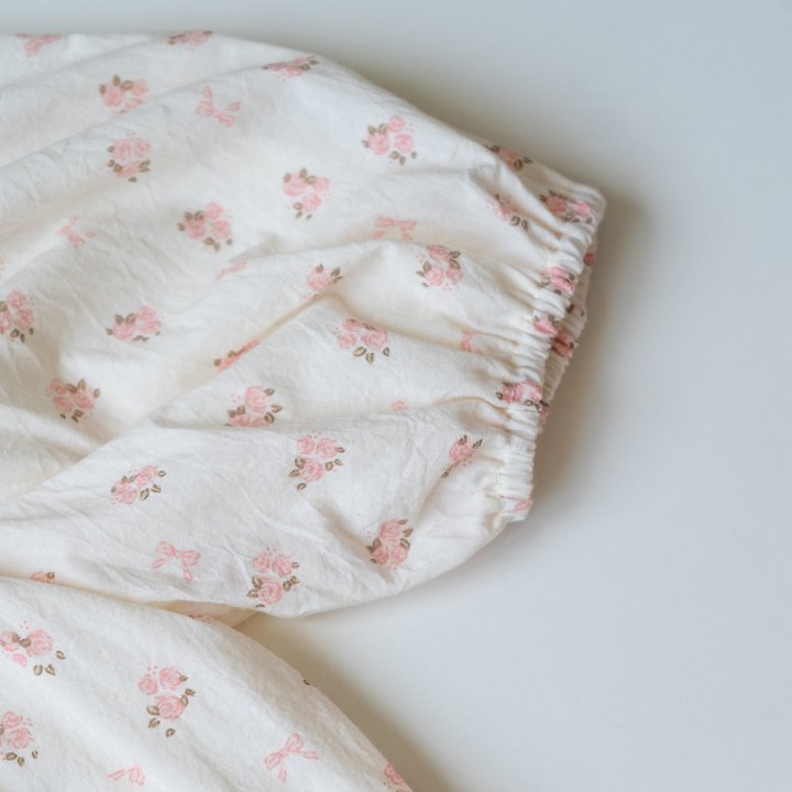 Pom - Korean Children Fashion - #fashionkids - Rose One-piece - 6