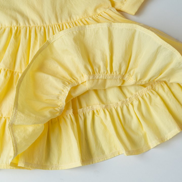 Pom - Korean Children Fashion - #kidsshorts - Square Neck One-piece - 8