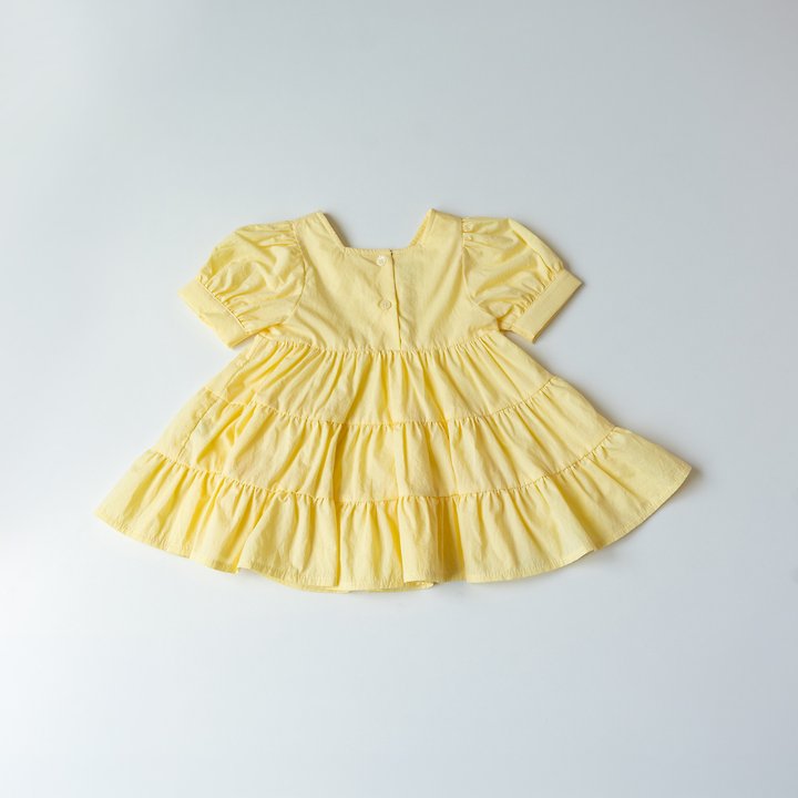 Pom - Korean Children Fashion - #kidsstore - Square Neck One-piece - 9