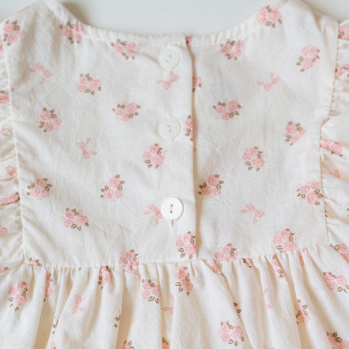 Pom - Korean Children Fashion - #kidzfashiontrend - Rose One-piece - 9