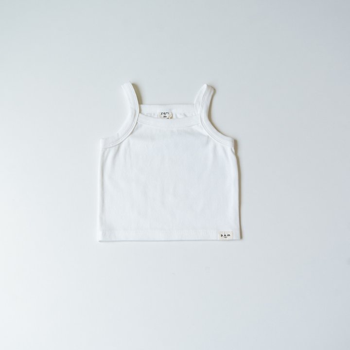 Pom - Korean Children Fashion - #stylishchildhood - Ribbed Sleeveless Top - 7