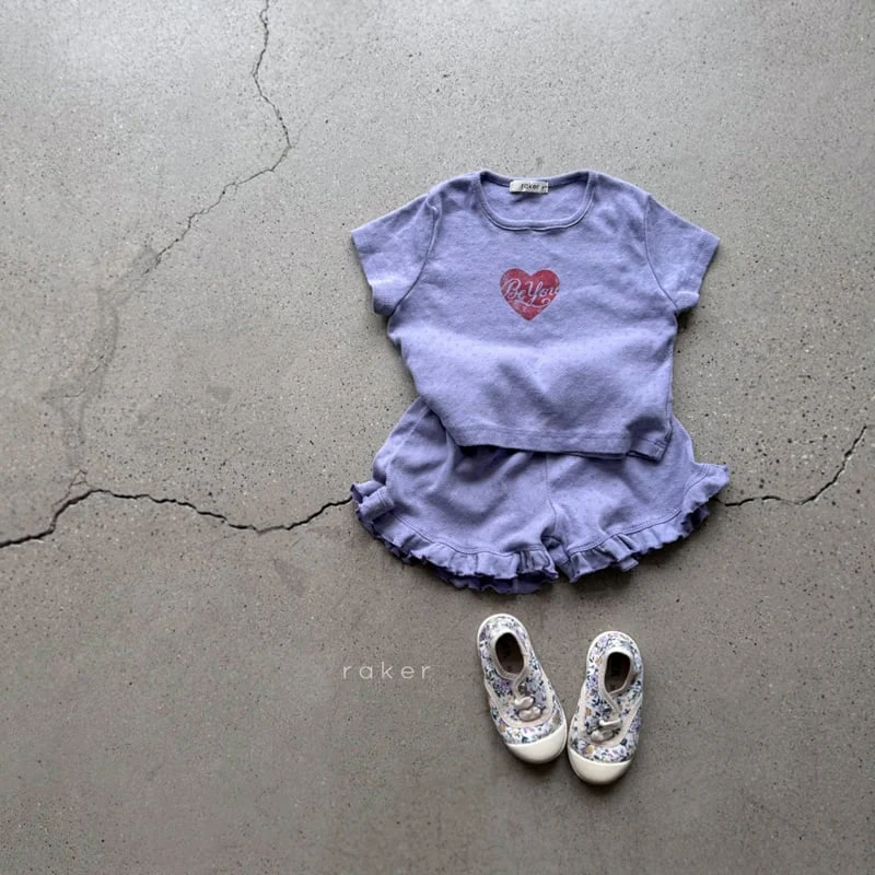 Raker - Korean Children Fashion - #prettylittlegirls - Eyelet Heart Tee - 4
