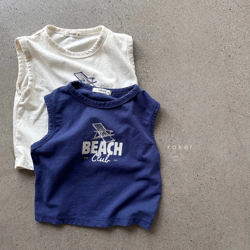 Raker - Korean Children Fashion - #childrensboutique - Beach Club Sleeveless Top - 2
