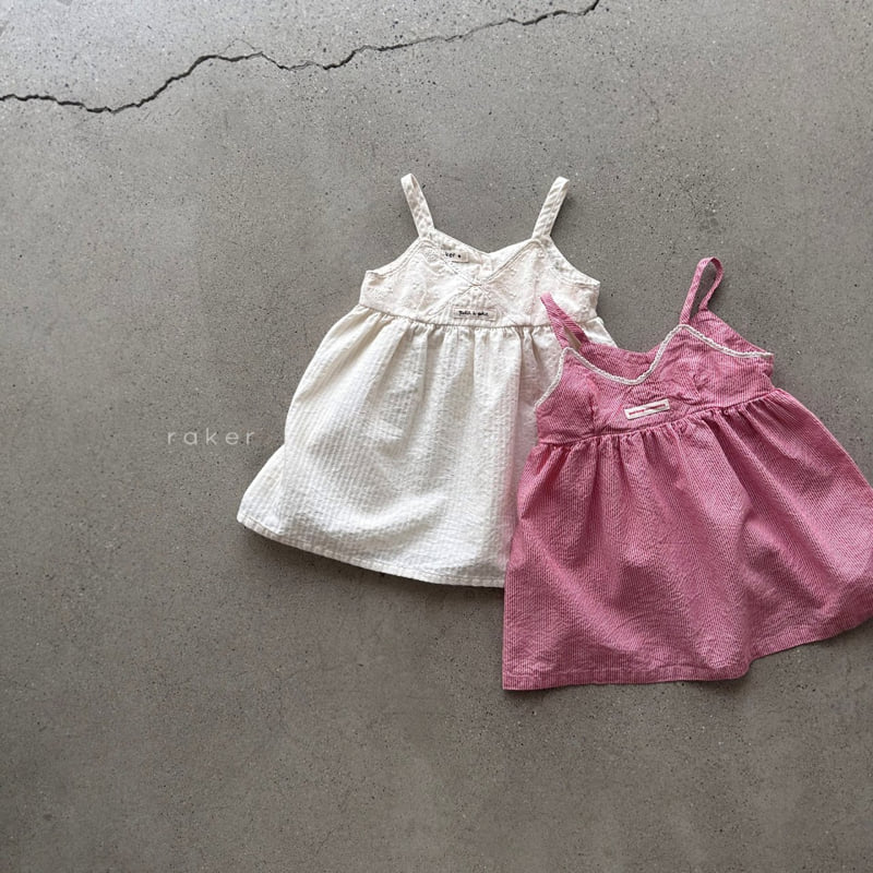 Raker - Korean Children Fashion - #childrensboutique - Label Strap One-piece - 3