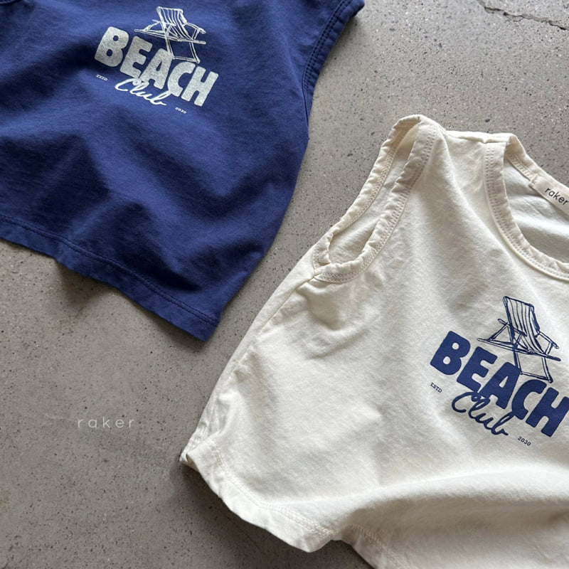 Raker - Korean Children Fashion - #designkidswear - Beach Club Sleeveless Top - 3