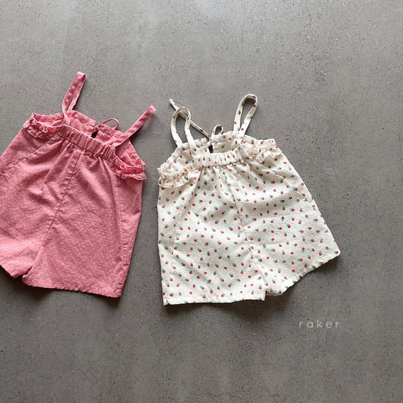 Raker - Korean Children Fashion - #designkidswear - Ruffle Strap Jumpsuit - 5