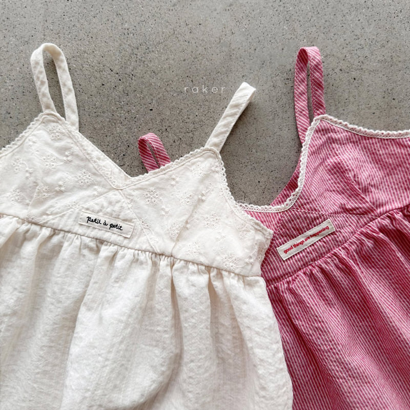 Raker - Korean Children Fashion - #discoveringself - Label Strap One-piece - 5