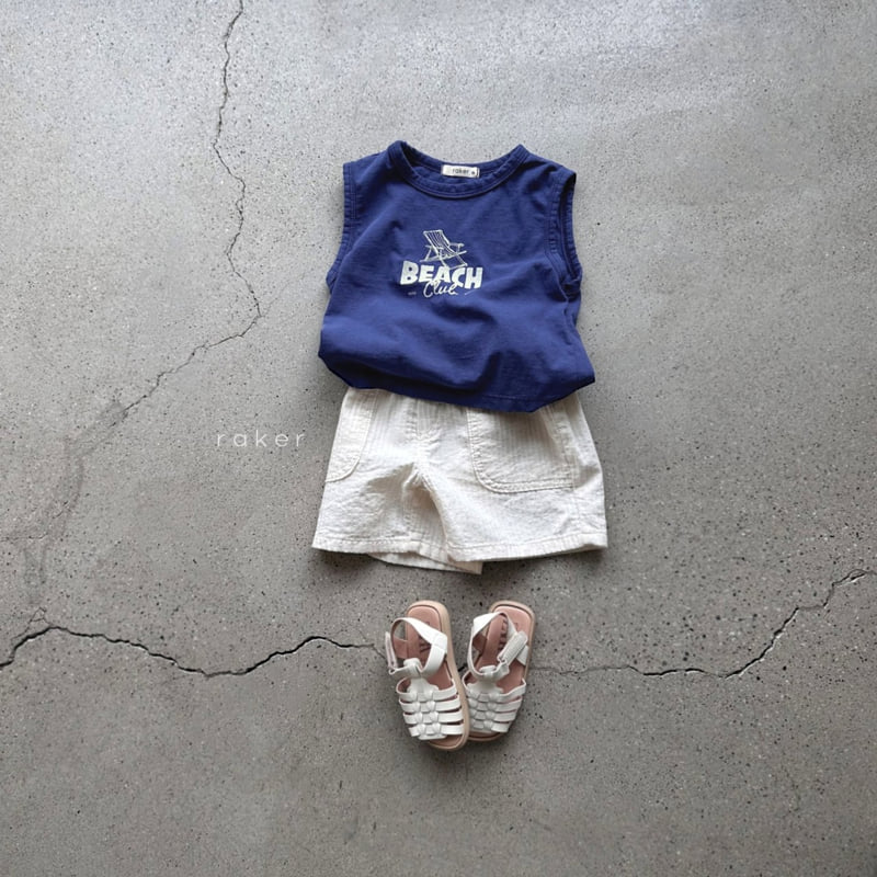 Raker - Korean Children Fashion - #fashionkids - Beach Club Sleeveless Top - 5