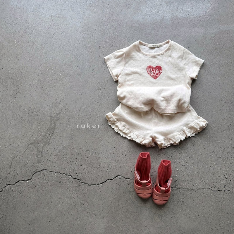 Raker - Korean Children Fashion - #prettylittlegirls - Eyelet Heart Tee - 3