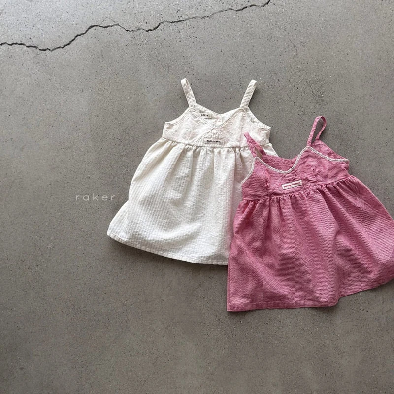 Raker - Korean Children Fashion - #stylishchildhood - Label Strap One-piece