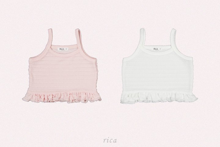 Rica - Korean Children Fashion - #designkidswear - Sleeveless Tee - 2