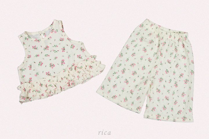Rica - Korean Children Fashion - #discoveringself - Rose Set - 2